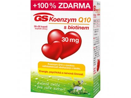 GS Koenzym Q10 30 mg 60 kapslí
