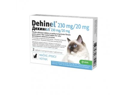 Dehinel 230mg/20mg pro kočky tbl.2