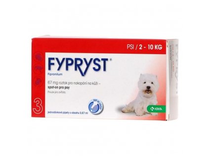 Krka Fypryst Spot on Dog S 2-10kg 1x0,67ml