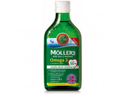 Mollers Omega 3 dospělí 50+ 250 ml