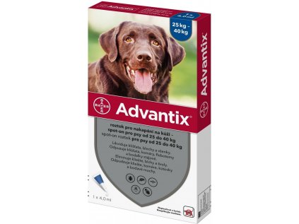 Advantix spot on pro psy 25 40 kg 1 x 4 ml
