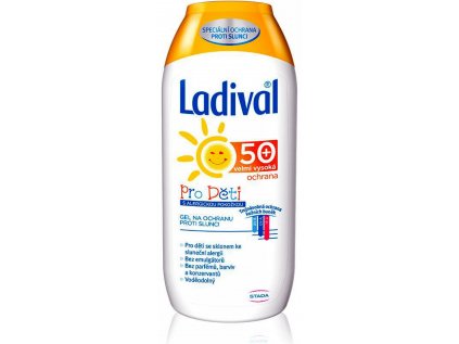 Ladival Allergy gel na opalování pro děti SPF50+ 200 ml