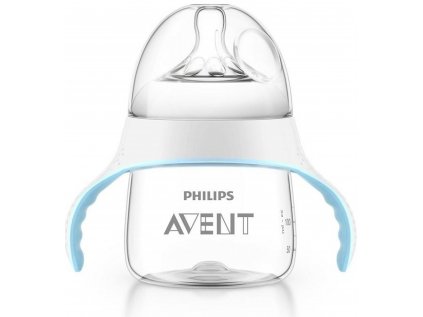 Philips Avent láhev a hrníček 2v1 Natural transparentní 150ml