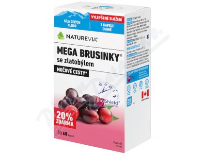 15540 naturevia mega brusinky 60 kapsli