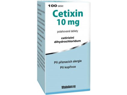 Cetixin 10 mg por.tbl.flm. 100 x 10 mg