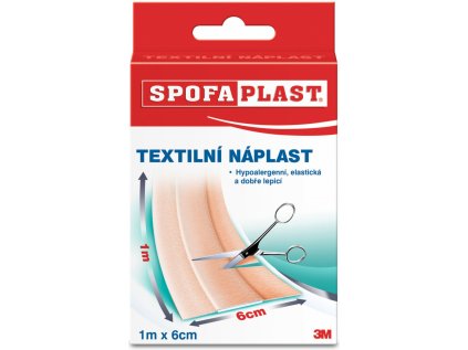 Spofaplast rychloobvaz textilní náplast č.154 6 cm x 1 m