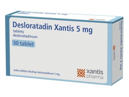 Desloratadin Xantis 5 mg.tbl.nob.30