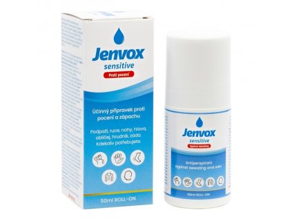 Jenvox sensitive roll on proti pocení a zápachu 50 ml