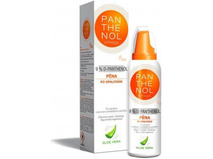 Panthenol Omega Chladivá pěna s Aloe Vera 9% 150 ml