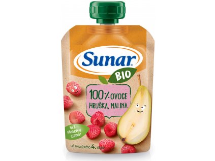 Sunar BIO kapsička Hruška malina 100 g