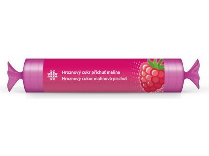 LIVSANE BONBÓNY HROZNOVÝ CUKR ROLKA MALINA 44G