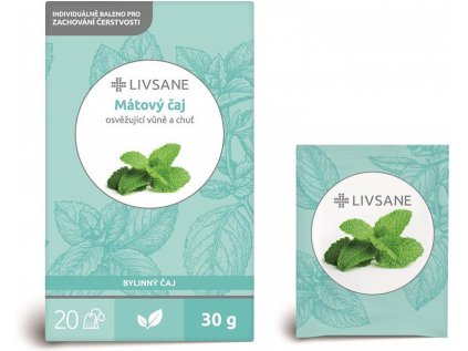 LIVSANE Čaj mátový 20 sáčků