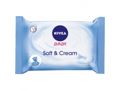 Nivea Baby Soft & Cream čisticí ubrousky pro děti 63 ks