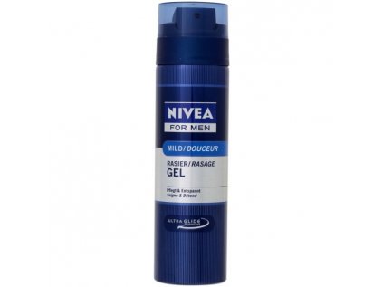 Nivea For Men Mild gel na holení pro muže 200 ml