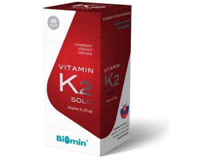 Biomin Vitamin K2 SOLO 60 kapslí