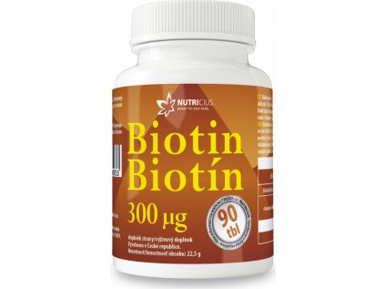 Nutricius Biotin 300µg 90 tablet