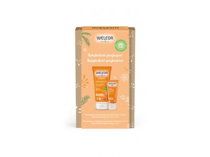 Weleda Rakytníkové povzbuzení sprchový krém 200 ml + krém na ruce 50 ml dárková sada