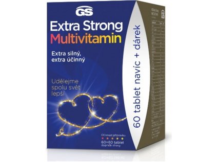 GS Extra Strong Multivitamin 60+60 tablet dárkové balení 2022