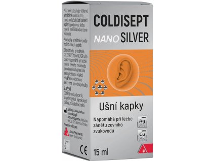 COLDISEPT Nanosilver ušní kapky 15 ml