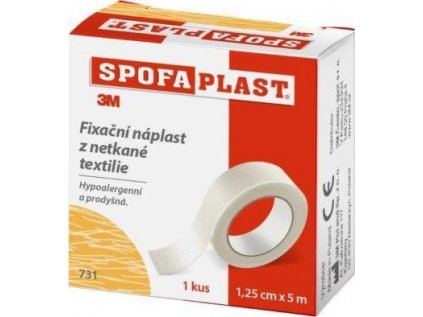 3M Spofaplast 731 Fix.náplast netk.text.5mx12.5mm