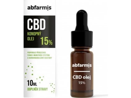Abfarmis CBD Konopný olej 15% 10ml