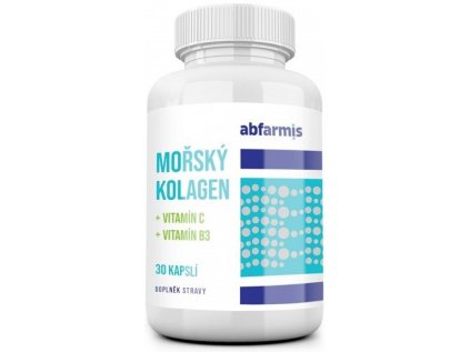 Abfarmis Mořský kolagen+vit.C+vit.B3 cps.30