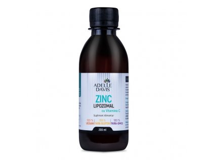 Adelle Davis Lipozomální zinek+vit.C 200ml