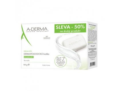 A-DERMA Dermatologické mýdlo-kostka 100g DUO