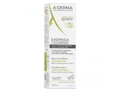 A-DERMA Exomega ALLERGO Emolienční balzám 200ml