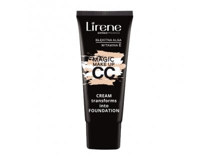 Lirene Magic CC krém s hydratačním účinkem 2 Natural Cream Transforms Into Foundation 30 ml