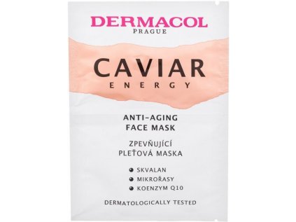 Dermacol Caviar energy maska s mikrořasami 2 x 8 ml