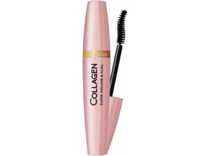 Dermacol Řasenka pro objem a natočení řas Collagen Super Volume & Curl Mascara Black 12 ml