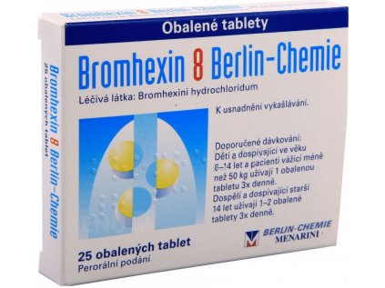 BROMHEXIN BERLIN CHEMIE POR 8MG TBL OBD 25