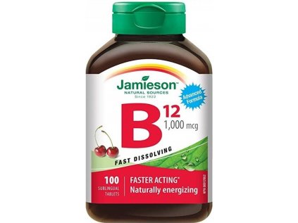 Jamieson vit. B12 1000 mcg třešeň 100 tablet