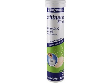 MedPharma Echinacea 50 mg + vit.C + Zn 20 tablet