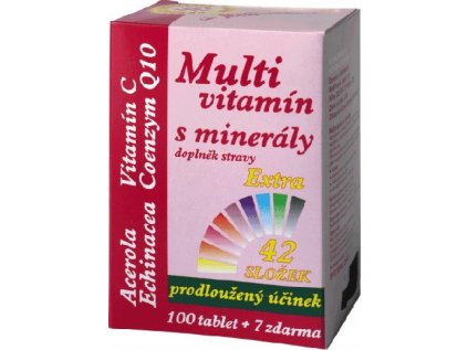MedPharma MultiVitamín s minerály + extra C 107 tablet