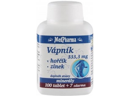 MedPharma Vápník hořčík zinek 107 tablet