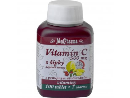 MedPharma Vitamín C 500 mg s šípky 107 tablet