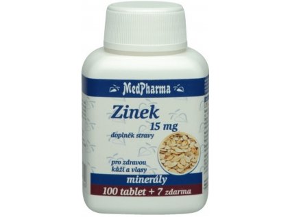 MedPharma Zinek 15 mg 107 tablet
