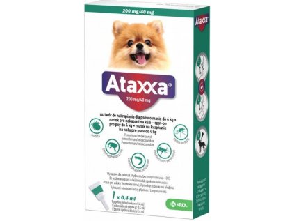 Ataxxa pro psy do 4kg spot on 1x0.4ml