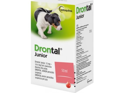 Drontal Junior psy a.u.v.sus.50ml+apl.