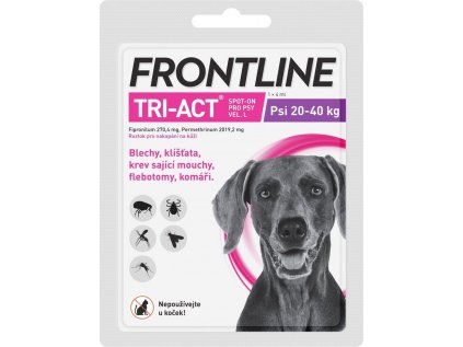 Frontline Tri Act Spot On Dog L 20 40 kg 1 x 4 ml