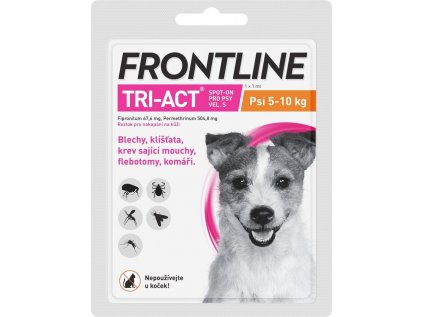 Frontline Tri Act Spot On Dog S 5 10 kg 1 x 1 ml