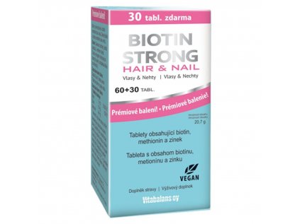 Biotin Strong Hair & Nail 90 tablet