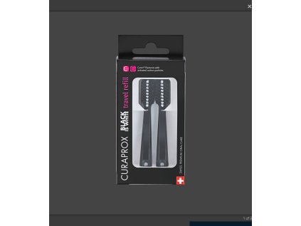 Screenshot 2026 01 16 at 10 51 24 Travel set Black is White náhradní hlavice 2ks Curaprox B2B portál pro profesionály