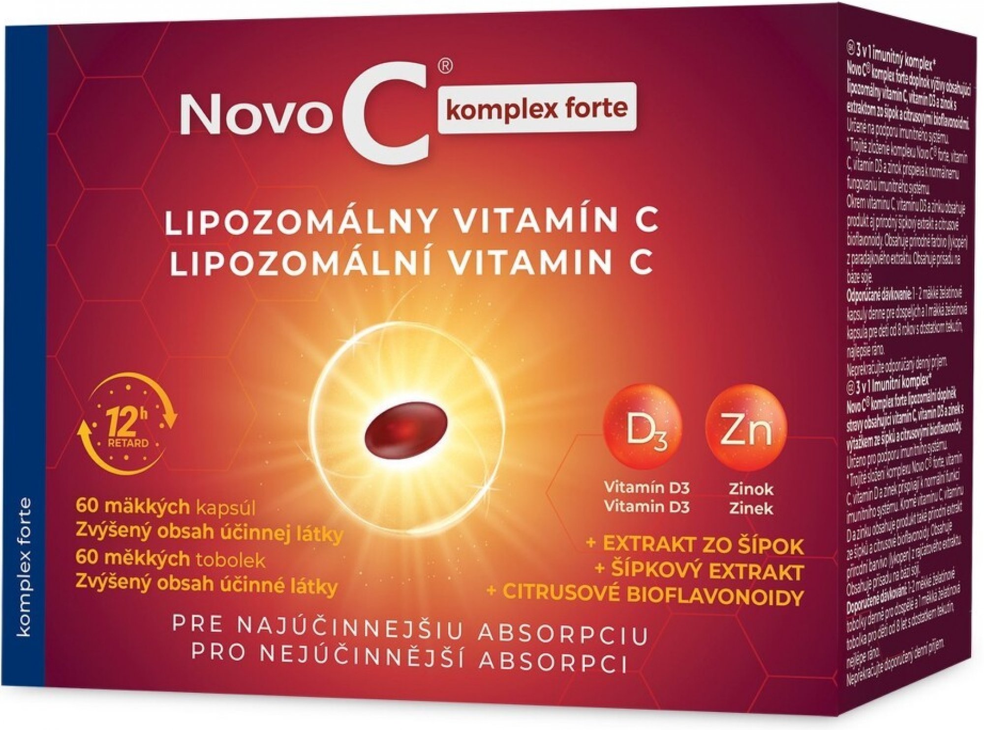 NOVO C Komplex Forte měkké 60 tobolek