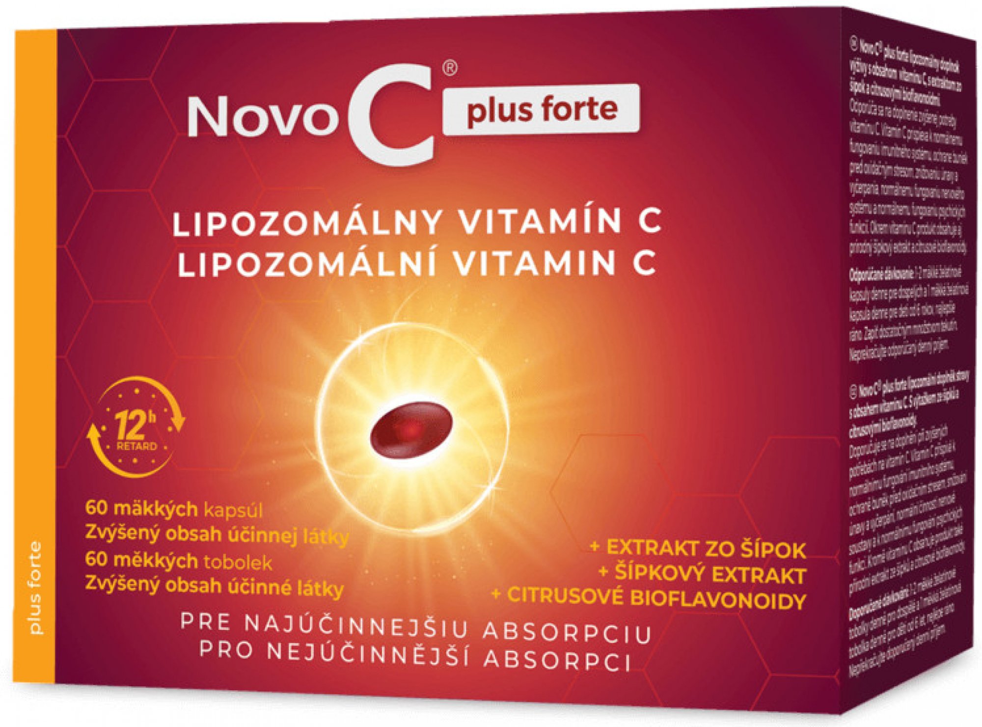 Nově C plus forte LIPOZOMÁLNÍ VITAMIN C 60 ks