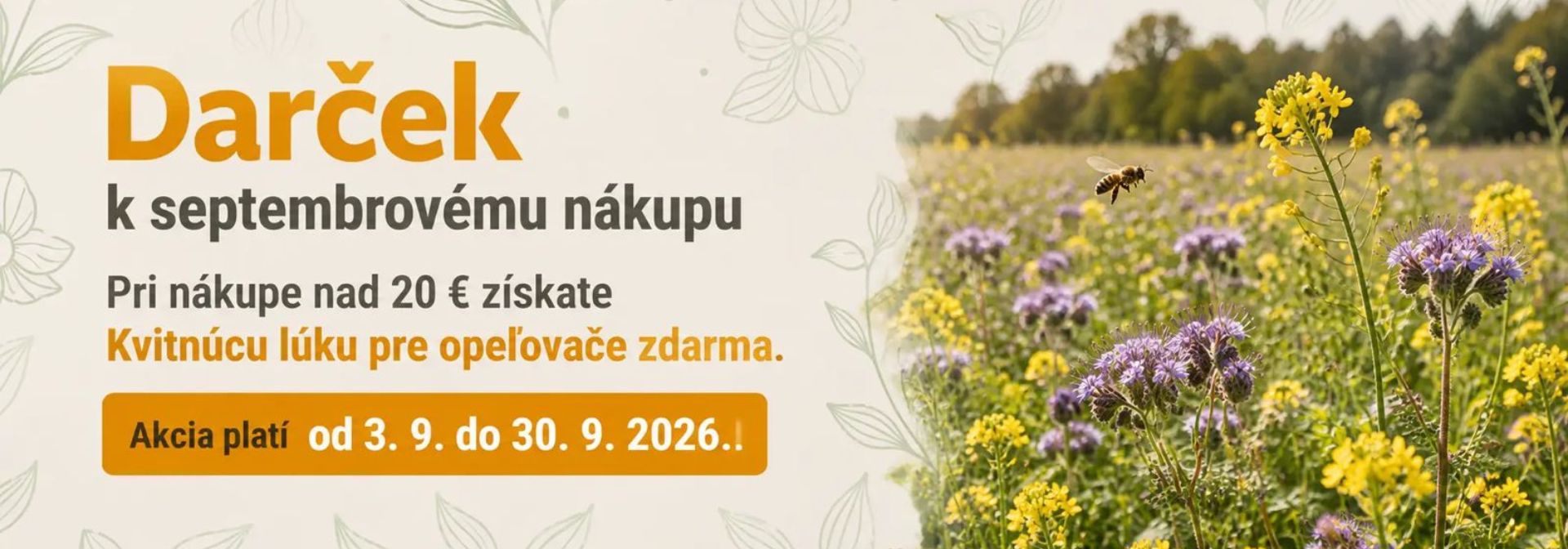 Kvitnúca lúka ZADARMO