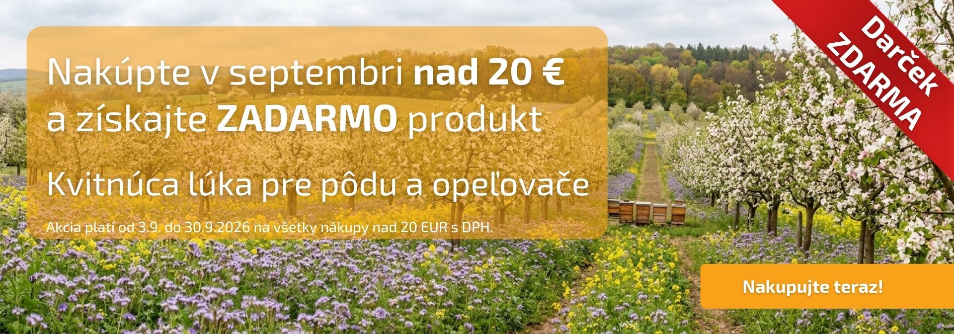 Kvitnúca lúka ZADARMO