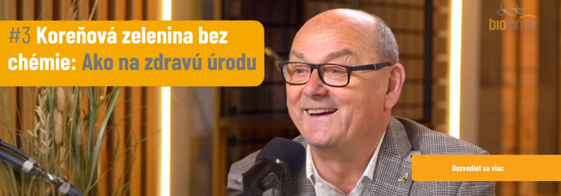 Podcast #3: Koreňová zelenina bez chémie: Ako dopestovať zdravú úrodu od pôdy až po zber 22.7.2026
